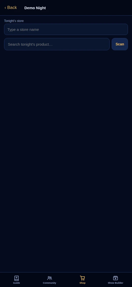 Demo night notes