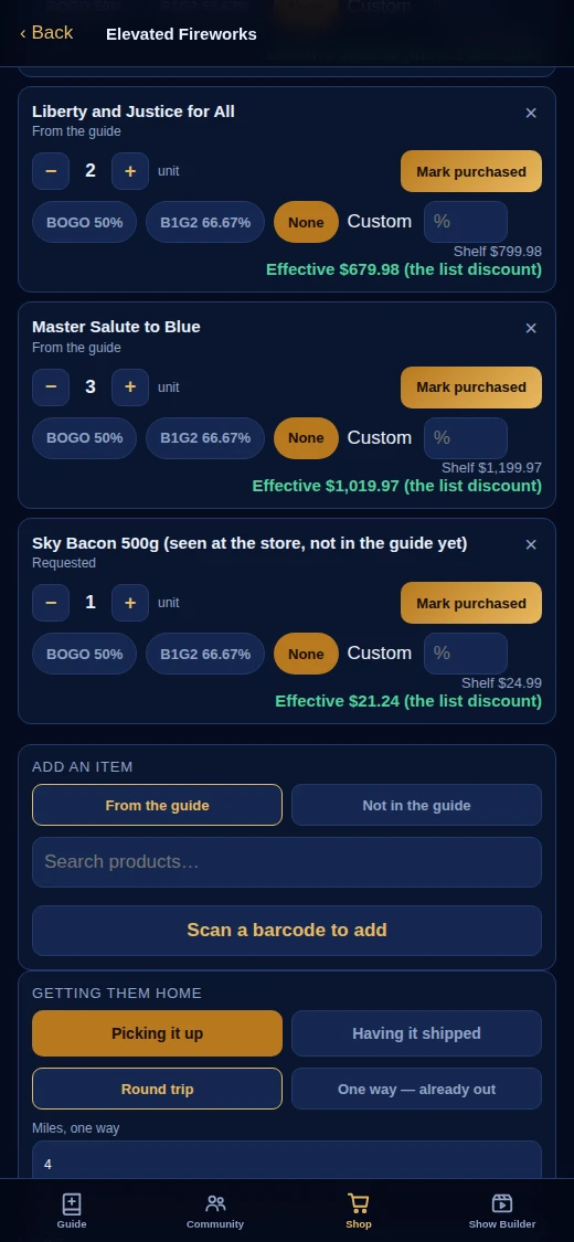 Ask to add it to the catalog
